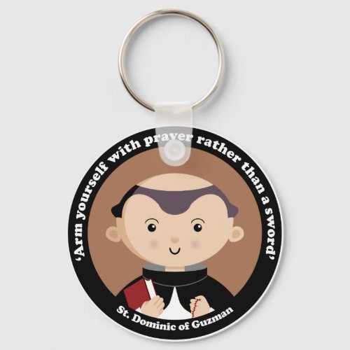 St Dominic of Guzman Keychain