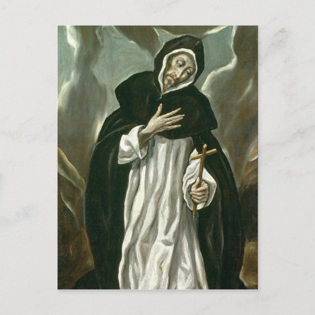 St.Dominic of Guzman Postcard (Front)