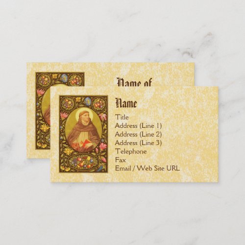 St Dominic PM 02 Standard Business Card