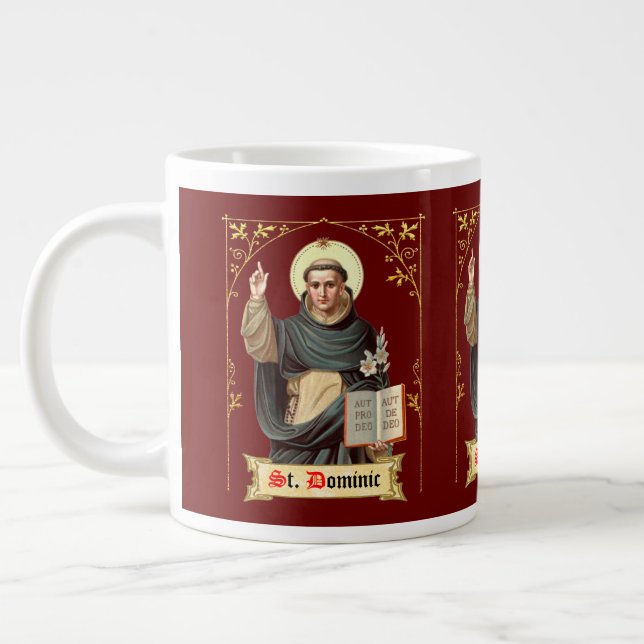 St. Dominic Preaching (BEN 002)  Giant Coffee Mug (Left)