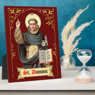 St. Dominic Preaching (BEN 002)  Plaque