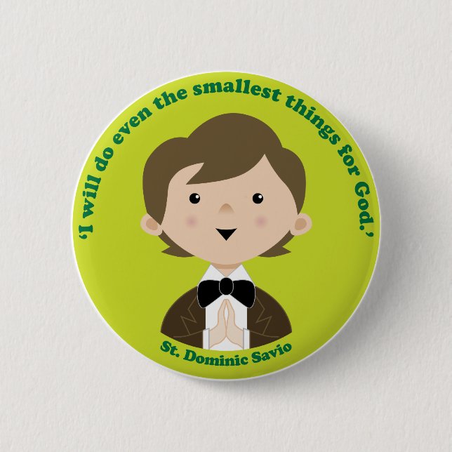 St. Dominic Savio Button (Front)