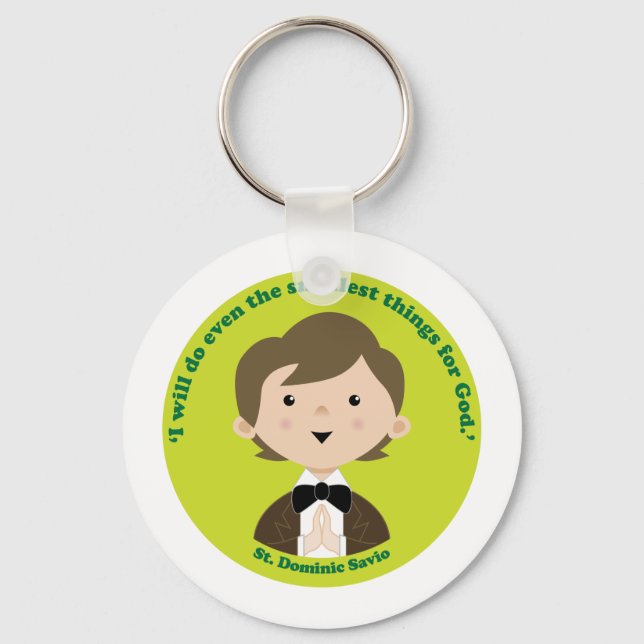 St. Dominic Savio Keychain (Front)