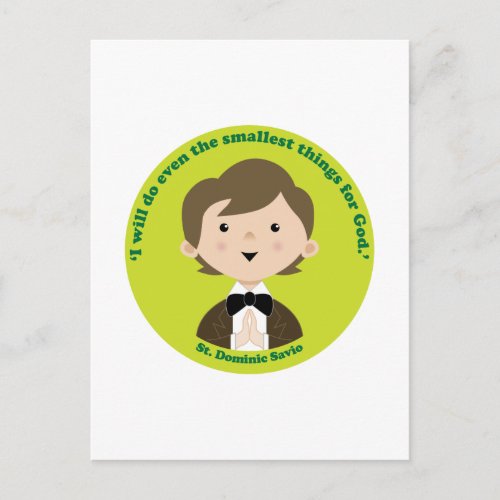 St Dominic Savio Postcard