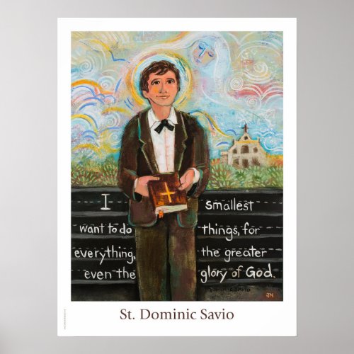 St Dominic Savio Poster