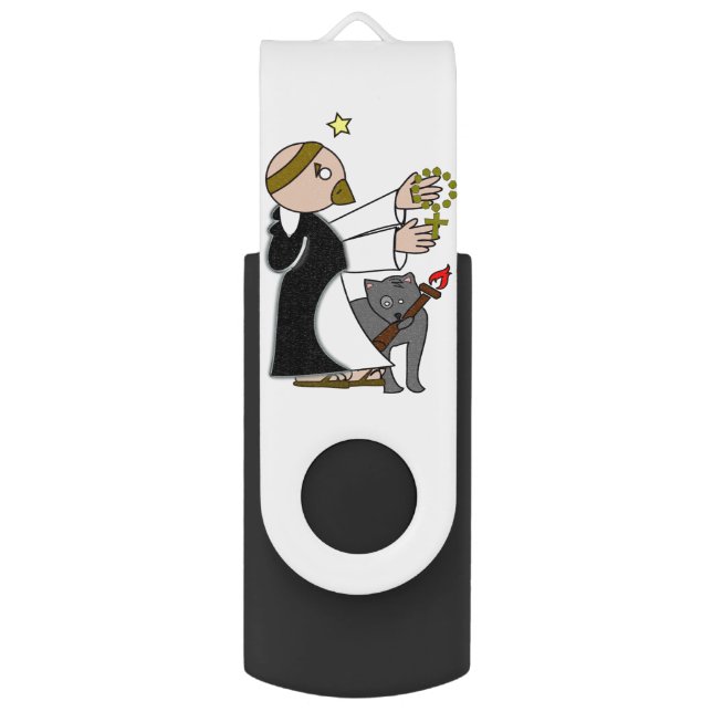 St. Dominic USB Flash Drive (Front Vertical)