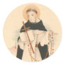 St. Dominic with the Rosary Classic Round Sticker