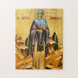 St. Domnica of Constantinople Orthodox Icon Jigsaw Puzzle