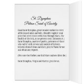St. Dymphna Anxiety Mental Health Nervousness (Inside (Left))