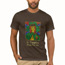 St. Dymphna Patron of Anxiety Men's T-Shirt