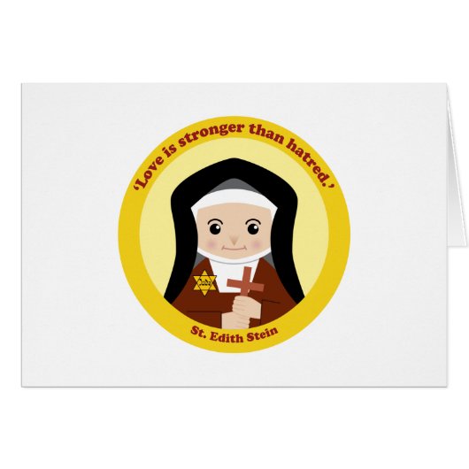 St. Edith Stein Cards (Front Horizontal)