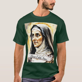St Edith Stein Catholic Church Saints Religious Gi T-Shirt