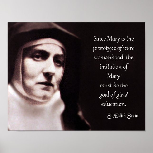 St. Edith Stein Poster (Front)