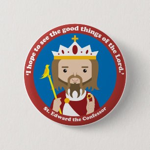 St. Edward the Confessor Button
