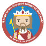 St. Edward the Confessor Classic Round Sticker
