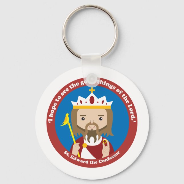 St. Edward the Confessor Keychain (Front)