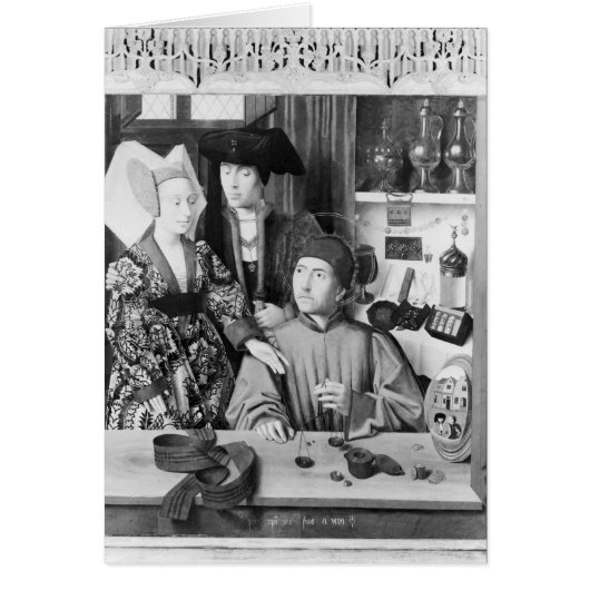 St. Eligius as a goldsmith Cards (Front)