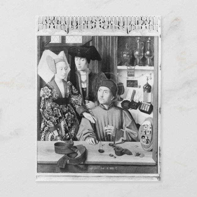 St. Eligius as a goldsmith Postcard (Front)