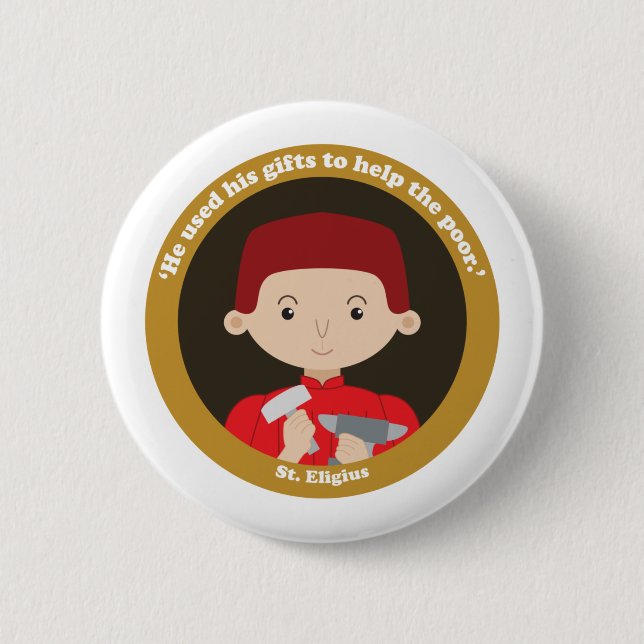 St. Eligius Button (Front)