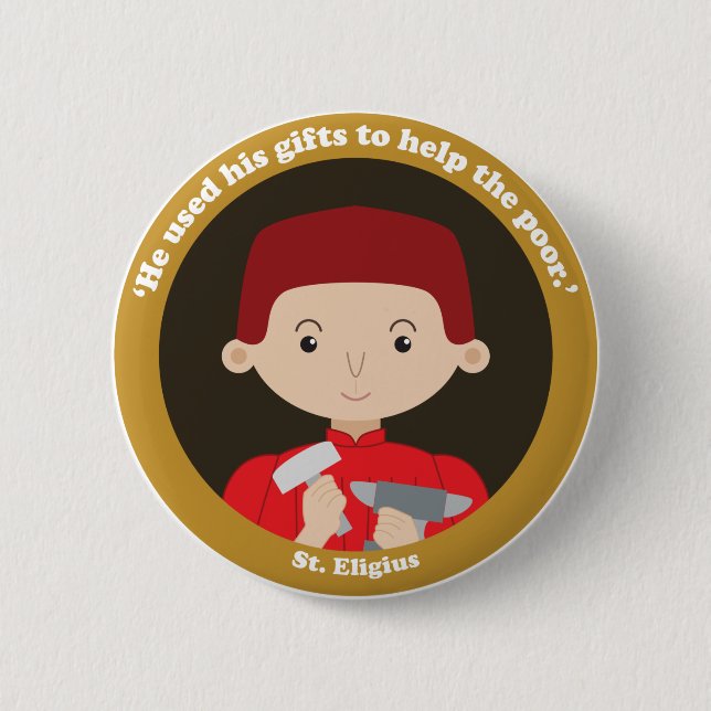 St. Eligius Button (Front)