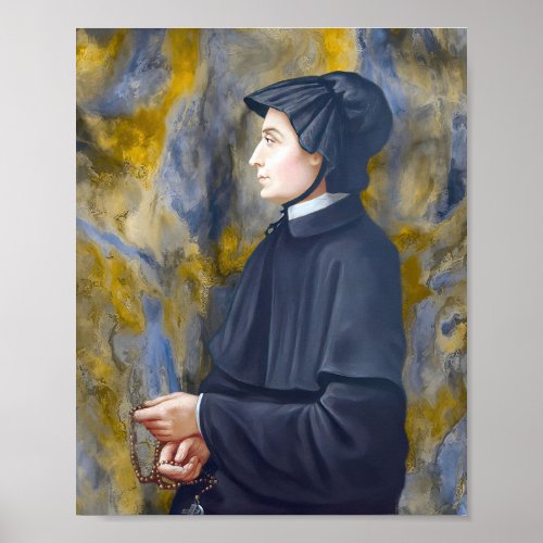 St Elizabeth Ann Seton Catholic Saint  Poster