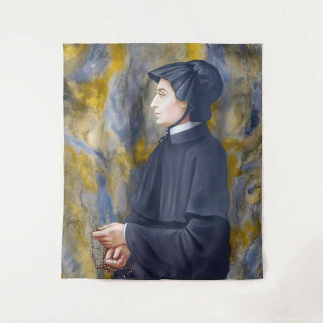 St Elizabeth Ann Seton Catholic Saint  Tapestry (Front)