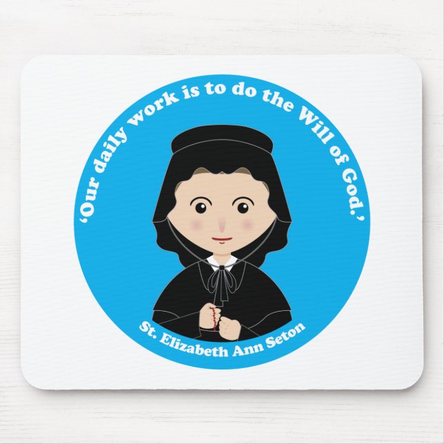 St. Elizabeth Ann Seton Mouse Pad (Front)