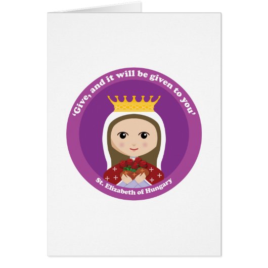 St. Elizabeth of Hungary Cards (Front)