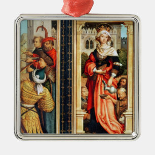 St. Elizabeth of Hungary Metal Ornament