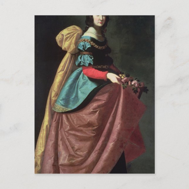 St. Elizabeth of Portugal  1640 Postcard (Front)