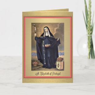 St. Elizabeth of Portugal Greeting Card