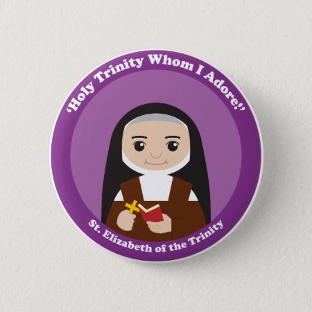 St. Elizabeth Of The Trinity Button