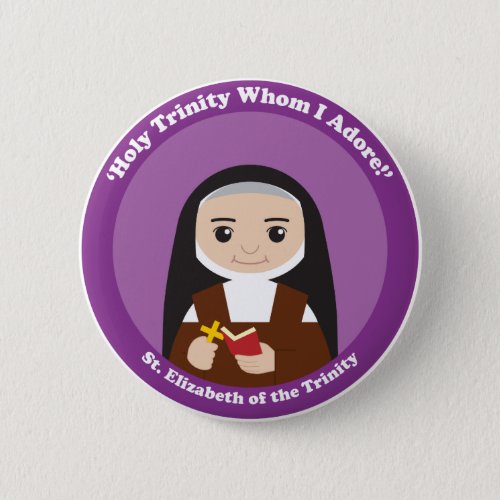 St Elizabeth of the Trinity Button
