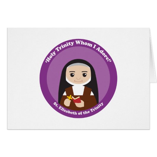 St. Elizabeth of the Trinity Cards (Front Horizontal)