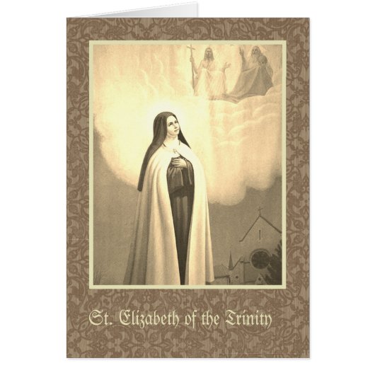 St. Elizabeth of the Trinity, Carmelite Nun Cards (Front)