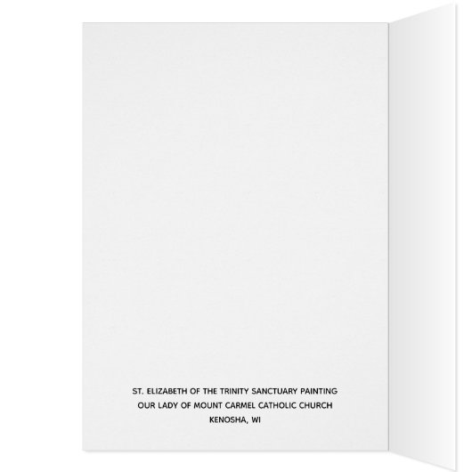 St. Elizabeth of the Trinity Carmelite Saint (Inside (Left))