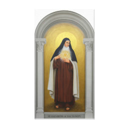 St. Elizabeth of the Trinity Catholic Carmelite Canvas Print