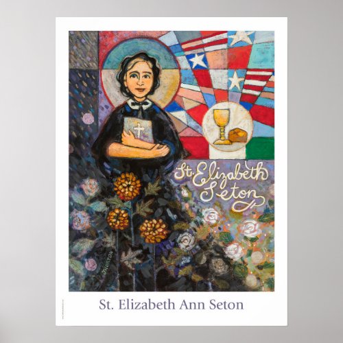 St Elizabeth Seton Catholic Classroom poster