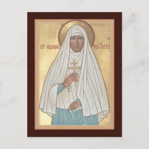 St Elizabeth the New Martyr Prayer Card