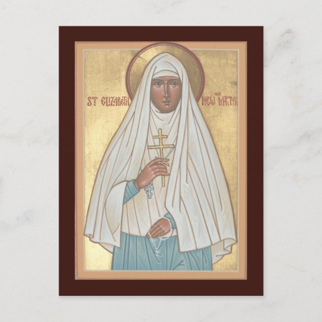 St. Elizabeth the New Martyr Prayer Card (Front)
