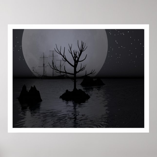 St. Elmos Ship Poster (Front)