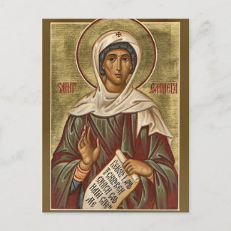 St. Emilia Orthodox Christian Icon Postcard