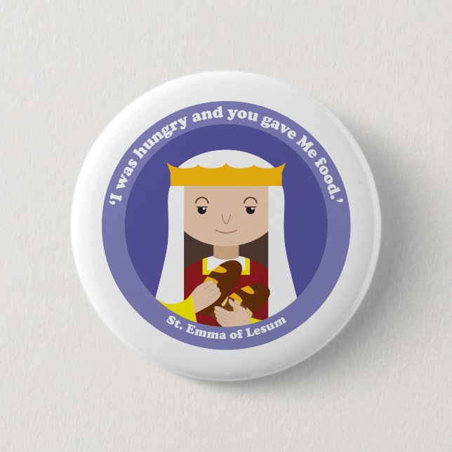 St. Emma of Lesum Button (Front)