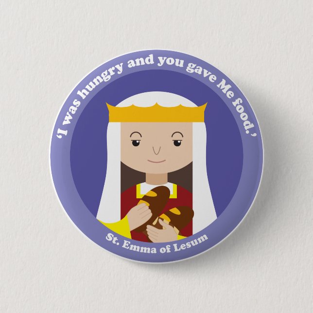 St. Emma of Lesum Button (Front)