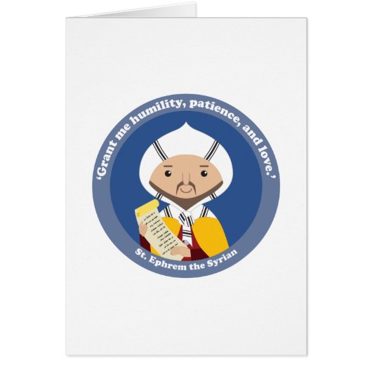 St. Ephrem of Syria Cards (Front)