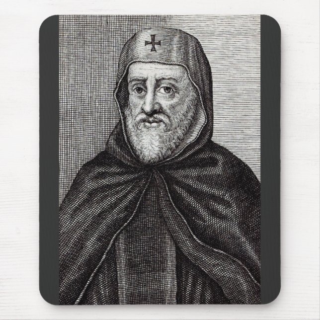 St. Ephrem the Syrian Teacher of Repentance Art Mouse Pad (Front)