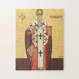 St. Epiphanios of Cyprus Orthodox Christian Icon  Jigsaw Puzzle