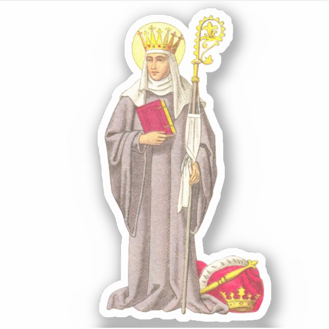 St. Etheldreda (Audrey) (P 003) - Contour Sticker (Front)