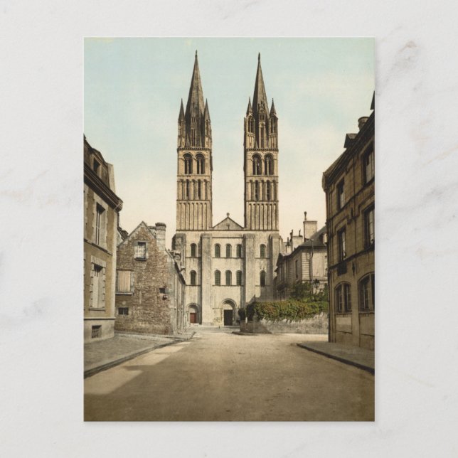 St Etienne Church, Caen, France Postcard (Front)