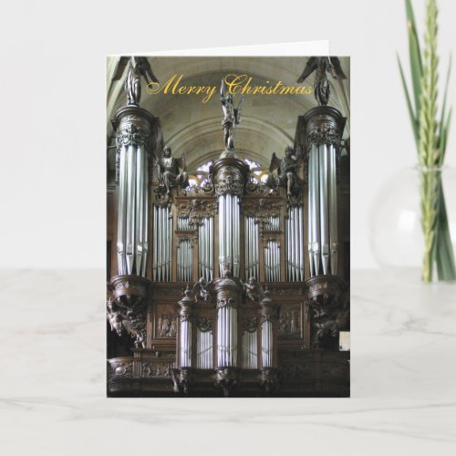 St Etienne_du_Mont organ Holiday Card